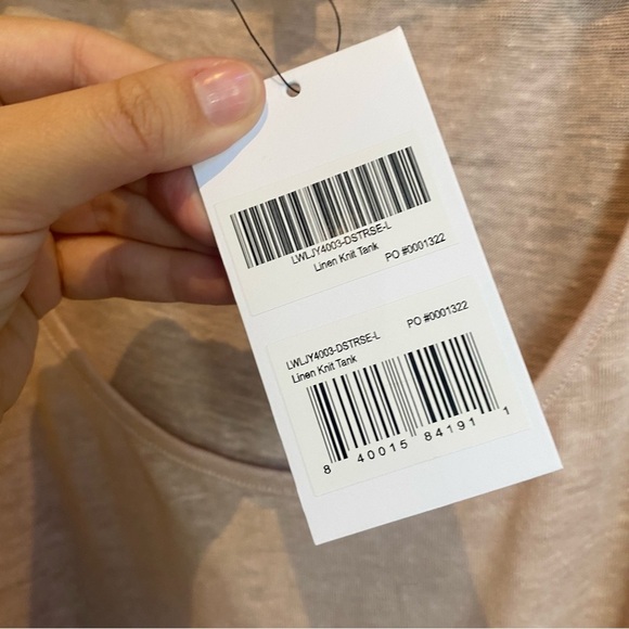 Lunya Linen Knit Tank Special Edition Color Dusty Rose NWT - Picture 11 of 11